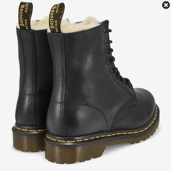 Dr. Marten’s 1460 Serena Core Faux Fur Lined NEW! Size 7 women’s leather boots - Picture 5 of 15